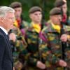 Le roi Philippe de Belgique à Liège le 4 août 2014 pour la cérémonie commémorative du centenaire de la Première Guerre mondiale.