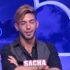 Sacha ému par le secret d'Élodie dans la quotidienne de Secret Story 8, sur TF1, le mardi 5 aout 2014