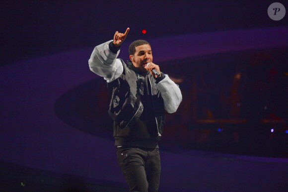 Drake en concert à l'O2 Arena à Londres, le 25 mars 2014.