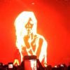 La silouhette de Rihanna apparaît sur les écrans du Molson Amphitheatre, antre de l'OVO Fest 2014. Toronto, le 4 août 2014.