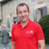 Exclusif - Dany Boon  sur le Tour de France lors de l'Etape du Coeur pour le compte de Mécénat Chirurgie Cardiaque à Bergerac le 25 juillet 2014.