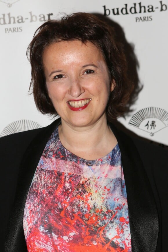 Anne Roumanoff - Soirée de lancement du livre "Radiographie" de Laurent Ruquier au Buddha-Bar à Paris, le 16 juin 2014.