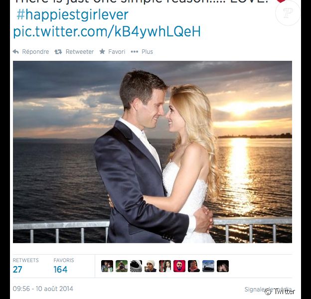 Sébastien Ogier et Andrea Kaiser se sont mariés en secret au cours de l'été 2014.