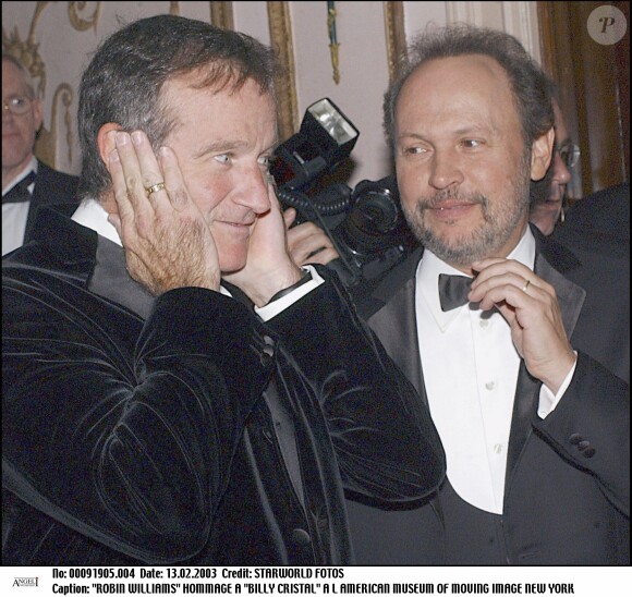 Robin Williams et Billy Crystal à New York en 2003