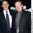  Lance Armstrong et Robin Williams &agrave; New York le 11 d&eacute;cembre 2000 