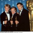  Matt Damon, Robin Williams et Ben Affleck avec leurs Oscars pour Will Hunting en 1998 