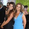 Katherine Schwarzenegger et sa mère Maria Shriver arrivent au Nokia Theater pour assister à la cérémonie des Creative Arts Emmy Awards 2014. Los Angeles, le 16 août 2014.