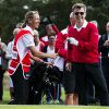 Le prince Frederik de Danemark participait le 13 août 2014 au tournoi pro-am de l'open de golf Made in Denmark, dont il est le parrain, au Himmerland Golf and Spa Resort