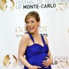 Louise Ekland, enceinte - Cérémonie de clôture du 53e festival de Monte Carlo au Forum Grimaldi à Monaco, le 13 juin 2013.