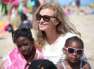 Valérie Trierweiler : Radieuse pour une journée de détente à la plage