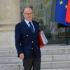 Bernard Cazeneuve, ministre de l'Intérieur - Paris, le 20 août 2014 - Sortie du conseil des ministres au Palais de l'Elysée à Paris.