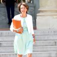Marisol Touraine, ministre des Affaires sociales - Paris, le 20 août 2014 - Sortie du conseil des ministres au Palais de l'Elysée à Paris.