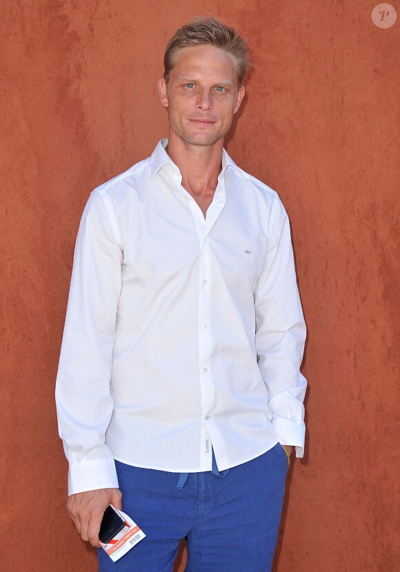 Arnaud Lemaire lors des Internationaux de France de tennis de Roland Garros à Paris, le 6 juin 2014.