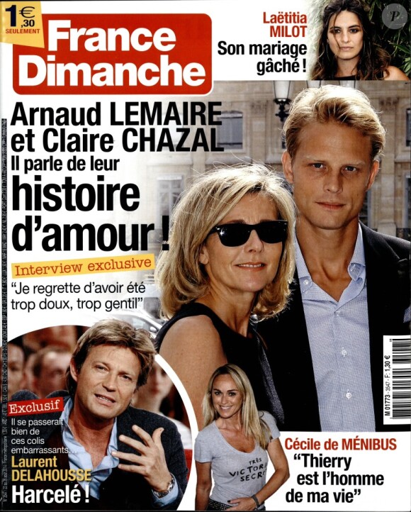 Arnaud Lemaire s'est confié au magazine France Dimanche daté du 22 août 2014.