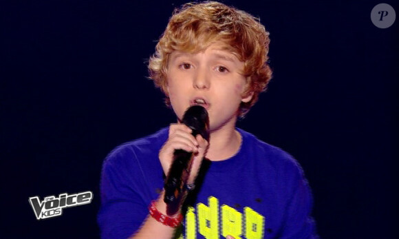 Benjamin dans The Voice Kids sur TF1. Episode 1 diffusé le samedi 23 août 2014 sur TF1.