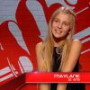 Maylane dans The Voice Kids sur TF1. Episode 1 diffusé le samedi 23 août 2014 sur TF1.