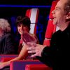 Garou, Jenifer et Louis Bertignac dans The Voice Kids sur TF1. Episode 1 diffusé le samedi 23 août 2014 sur TF1.