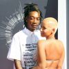 Wiz Khalifa et sa femme Amber Rose aux MTV Video Music Awards à Inglewood, Los Angeles, le 24 août 2014.