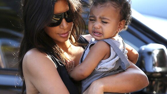 Kim Kardashian, North en pleurs, Kourtney enceinte : Au zoo en famille