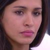 Leïla est choquée par les propos de Sacha. Elle ne le reconnaît pas - "Secret Story 8" sur TF1. Episode du 26 août 2014.
