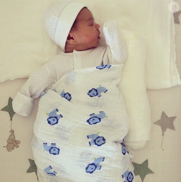 Baron Davis a présenté son fils en publiant un cliché de la petite merveille le 26 août 2014 sur son compte Instagram