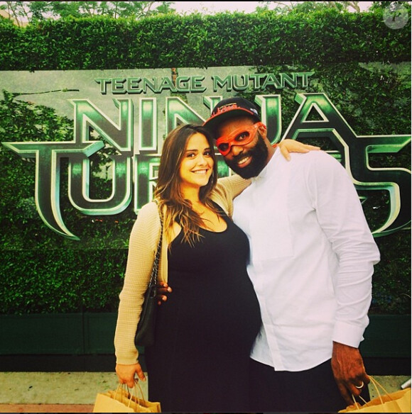 Baron Davis et son épouse Isabelle Brewster, photo publiée sur son compte Instagram le 4 août 2014