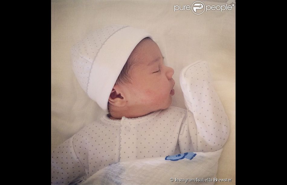 Isabella Brewster a publié une photo de son fils sur Instagram le 26 août 2014