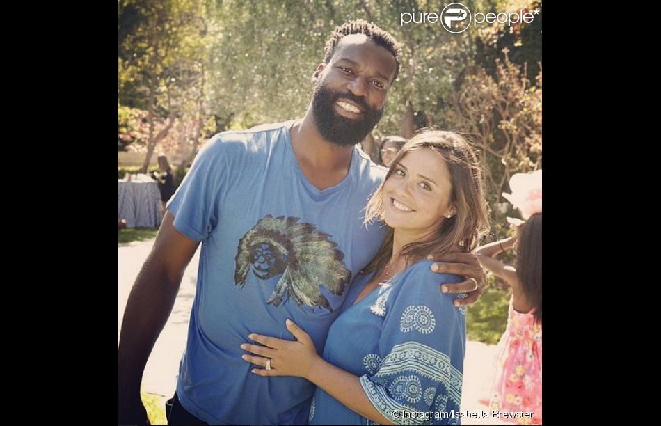 Baron Davis et Isabella Brewster, photo publiée sur le compte Instagram d&#039;Isabella Brewster le 30 juin 2014