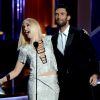 Gwen Stefani et Adam Levine lors des Emmy Awards 2014 à Los Angeles. Le 25 août 2014.