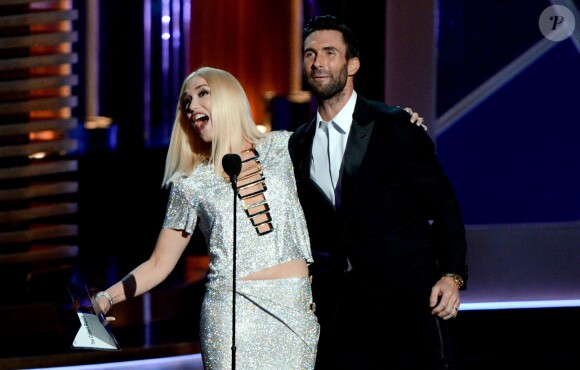 Gwen Stefani et Adam Levine lors des Emmy Awards 2014 à Los Angeles. Le 25 août 2014.