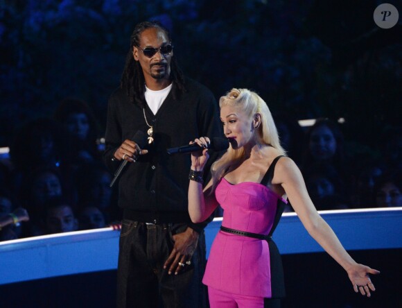 Snoop Dogg et Gwen Stefani lors des MTV Video Music Awards 2014. Inglewood, le 24 août 2014.
