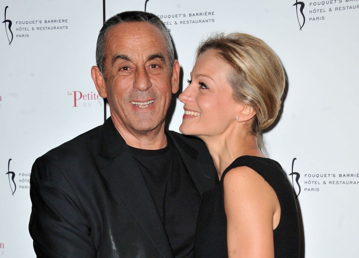 Photo : Thierry Ardisson et sa compagne Audrey Crespo-Mara - Photocall
