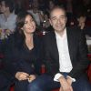 Jean-Francois Copé et sa femme Nadia au concert de Patrick Bruel à Bercy le 22 juin 2013