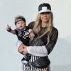 Josh Duhamel et sa femme Fergie fêtent le premier anniversaire de leur fils Axl à Brentwood, le 30 août 2014.