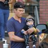 Josh Duhamel a fêté le premier anniversaire de son fils Axl à Brentwood, le 30 aout 2014.