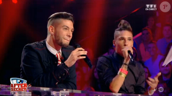 Sacha et Eddy se clashent le 29 août 2014 dans "Secret Story 8" sur TF1.