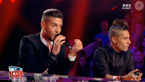 Sacha et Eddy se clashent le 29 août 2014 dans "Secret Story 8" sur TF1.