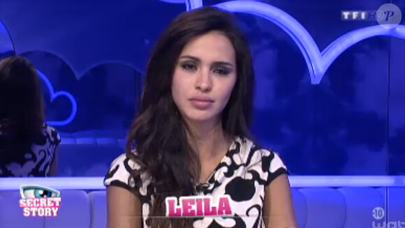 Leila - "Secret Story 8" sur TF1. Le 1er septembre 2014.