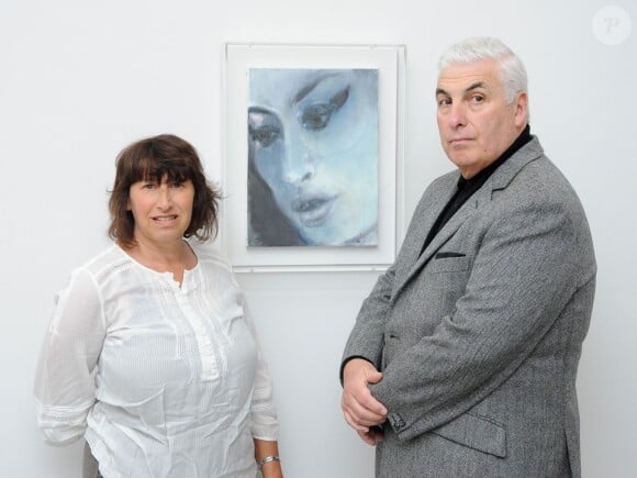 Mitch et Janice Winehouse à la National Portrait Gallery de Londres, le 26 novembre 2012. 