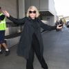 Exclusif - Joan Rivers arrive à l'aéroport de Los Angeles, le 3 octobre 2012.