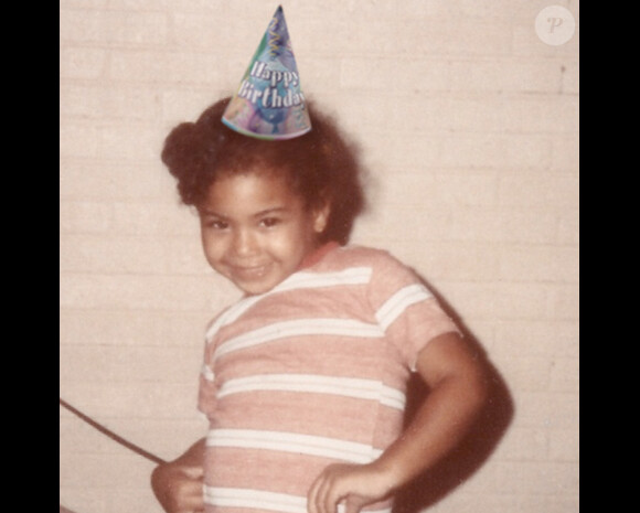 Beyoncé a partagé une photo d'elle enfant à l'occasion de son anniversaire, le 4 septembre 2014.