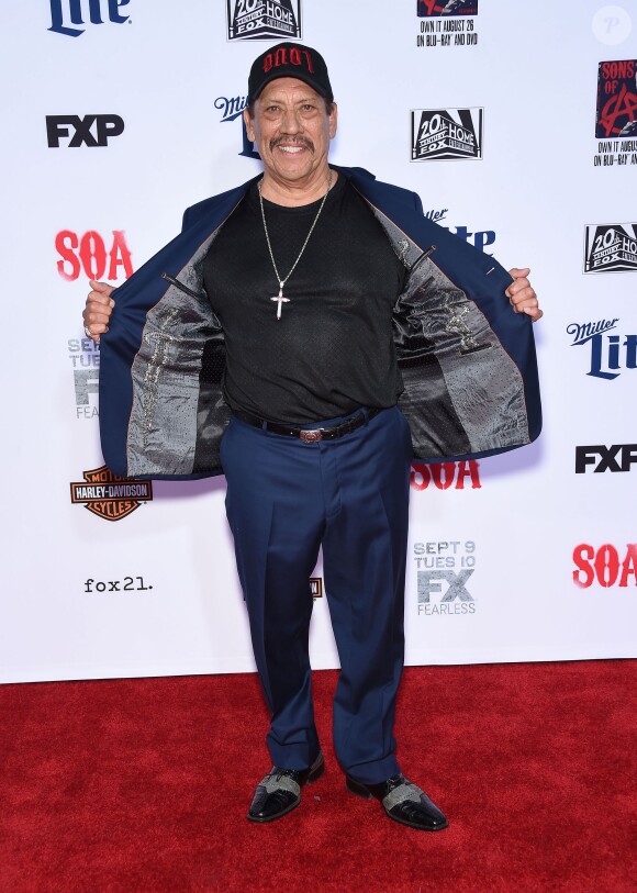 Danny Trejo à la soirée de lancement de la 7e saison de Sons Of Anarchy au TCL Chinese Theatre à Hollywood, Los Angeles, le 6 septembre 2014