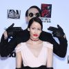 Marilyn Manson et Lindsay Usichà la soirée de lancement de la 7e saison de Sons Of Anarchy au TCL Chinese Theatre à Hollywood, Los Angeles, le 6 septembre 2014