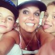 Britney Spears et ses fils Sean Preston et Jayden James, le 26 août 2014.