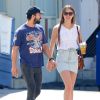 Shia LaBeouf et sa petite amie Mia Goth sont allés déjeuner à Studio City, le 30 août 2014