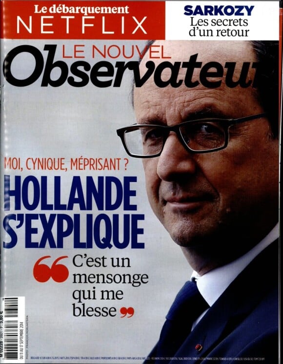 "Le Nouvel observateur" du 11 septembre 2014.
