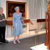 La reine Margrethe II de Danemark le 11 septembre 2014 lors de l'inauguration du nouveau musée de la Musique dans les anciens locaux de Radio Danemark.