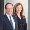 François Hollande et Valérie Trierweiler à l'Elysée le 06 juin 2013