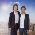 Mick Jagger et Brian Grazer - Photocall du film "Get On Up" lors du 40ème festival du cinéma américain de Deauville, le 12 septembre 2014.