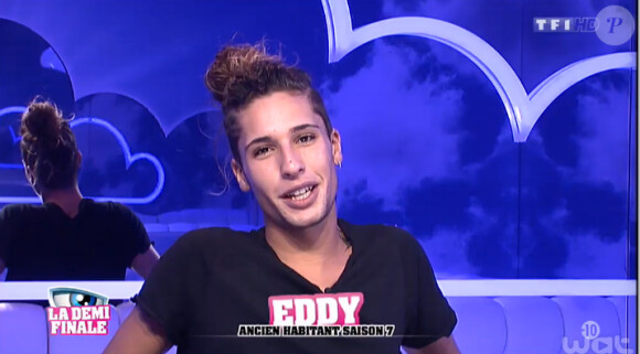 Eddy dans la quotidienne de Secret Story 8, le lundi 15 septembre 2014 sur TF1